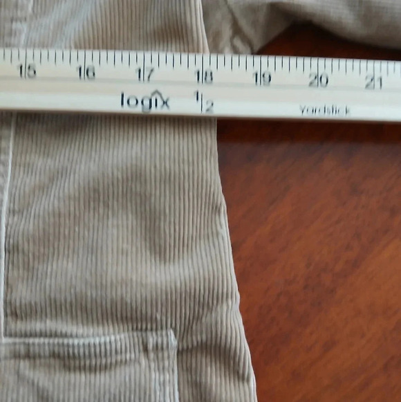 Sahalie women's size S tan corduroy zip up jacket with pockets - Picture 8 of 8